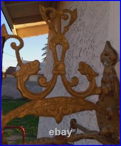 Antique Large Heavy Angel Brass Monastery Bell QUI ME TANGIT VOCEM MEAM AUDIT