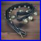 Antique Leather Sleigh Bells Strap 8.5 Feet Long 25 Graduated Brass Horse Bells