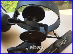 Antique Lever Door Bell Rare Vintage Original Push Pull Lever Georgan Victorian