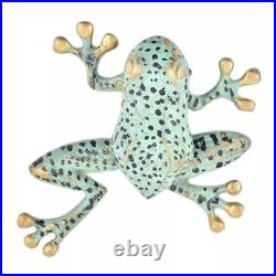 Antique Look Brass Green Frog Door knocker Door Bell