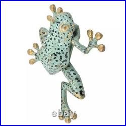 Antique Look Brass Green Frog Door knocker Door Bell