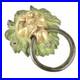 Antique Look Brass Lion Head Door Knocker Ring With Patina Door Bell Home Decor