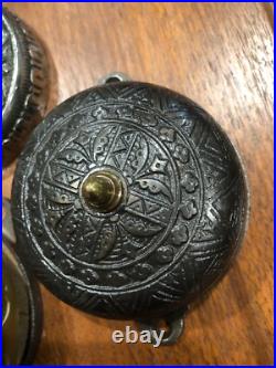 Antique Mechanical Doorbell Lot- 1870s. As Is