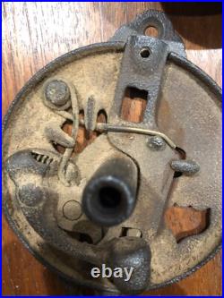 Antique Mechanical Doorbell Lot- 1870s. As Is