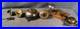 Antique Mechanical Doorbell Lot Bells Turnkeys Parts Brass 7 Items 1800`s