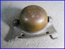Antique Mechanical Doorbell Lot Bells Turnkeys Parts Brass 7 Items 1800`s