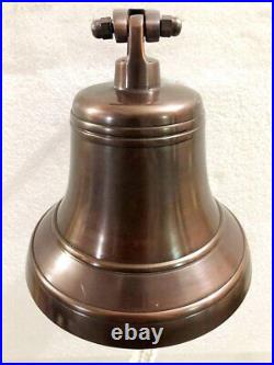 Antique Metal Ship Bell Nautical Hanging Door Bell With Wall Mounted Decor Gift