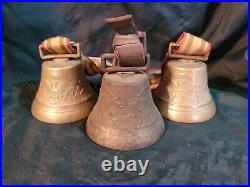 Antique Military Experiment Collectible Camel Corp Bells Set Of 3 Very Rare