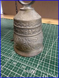 Antique Monastery Brass Door Bell Vocem Meam Audit Qui Me Tangit Latin Engraved