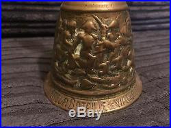 Antique Napoleon brass or bronze bell