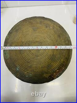 Antique Nautical Daesung Brass Gong Bell Ship's Joja Style Industrial Decor