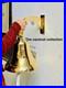 Antique Nautical Hanging Door Bell Brass Ship Big Wall Mounted Bracket GIFT