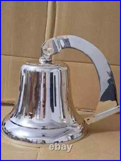 Antique Nautical Hanging Door Bell Brass Ship Big Wall Mounted Bracket GIFT