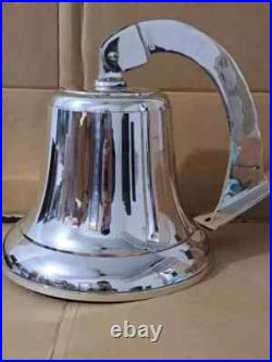 Antique Nautical Hanging Door Bell Brass Ship Big Wall Mounted Bracket GIFT