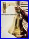 Antique Nautical Hanging Door Bell Brass Ship Big Wall Mounted Bracket Gift