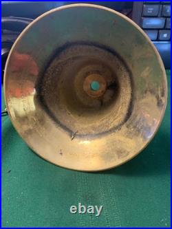 Antique Nautical, Heavy Solid Brass Ship's Bell, 6 with Wall Mount Bracket