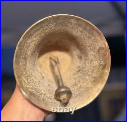 Antique Nautical Solid Brass Bell Large Wall Mount 8 Naval, Marine SNS0223