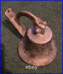 Antique Nautical Solid Brass Bell Large Wall Mount 8 Naval, Marine SNS0223