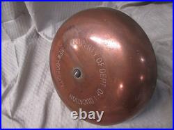 Antique New York City 6 All Brass Signaling School Bell