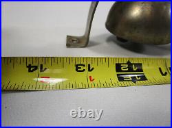 Antique Nickel Over Brass Bells Iron Clappers Horse Sleigh Store Vintage