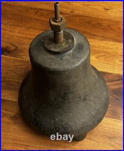 Antique Original Railroad Locomotive Brass Bell Prime Milwaukee 12x13
