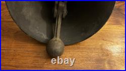 Antique Original Railroad Locomotive Brass Bell Prime Milwaukee 12x13