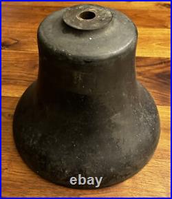 Antique Original Railroad Locomotive Brass Bell Prime Milwaukee 12x13