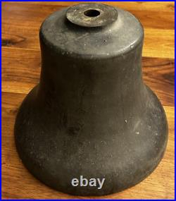 Antique Original Railroad Locomotive Brass Bell Prime Milwaukee 12x13