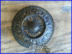 Antique Original Victorian Push Button Door Bell-Totally Functional