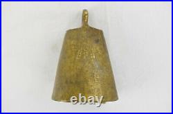 Antique Ottoman Brass Ring Bell Cow Sheep Goat Primitive Old