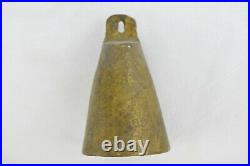 Antique Ottoman Brass Ring Bell Cow Sheep Goat Primitive Old