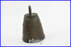 Antique Ottoman Brass Ring Bell Cow Sheep Goat Primitive Old