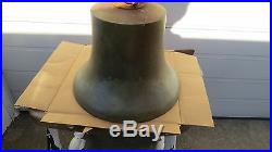 Antique Rare brass / Bronze Ships Bell SS Longstreet Cape Cod Bay