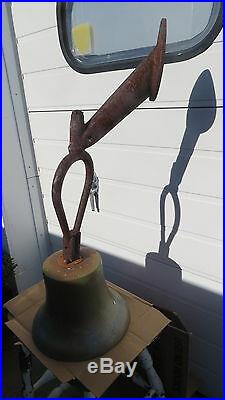 Antique Rare brass / Bronze Ships Bell SS Longstreet Cape Cod Bay