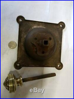 Antique Reclaimed Brass Victorian Door Pull Bell Knocker LARGE 125mm BUTLER
