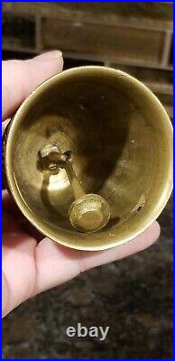 Antique Sanctuary Brass Bell Woman Victorian Warrior MATHEV LVCAS MARCUS Rare