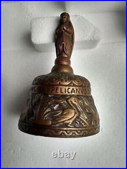 Antique Sanctuary Latin Brass Church Bell