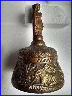 Antique Sanctuary Latin Brass Church Bell