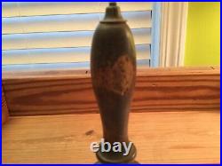 Antique School Brass Hand Held Wood Handle 7 Tall