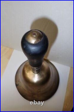 Antique School Hand Bells / Lot Of 2