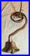 Antique Servant/store Door Bell With Brass Bell & Cast Iron & Steel Holder