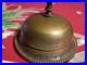 Antique Service Bell 1887 Subtly Ornate Table Desk Dinner Twist Mech. Beaded