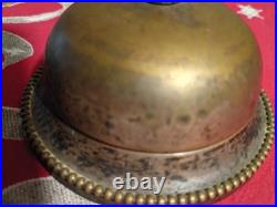 Antique Service Bell 1887 Subtly Ornate Table Desk Dinner Twist Mech. Beaded