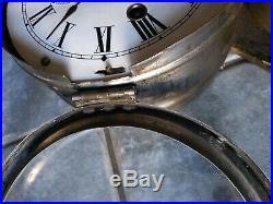 Antique Seth Thomas Brass Bottom Bell Ship's Clock Working Condition Circa 1889
