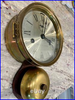 Antique Seth Thomas Ships Bell Clock