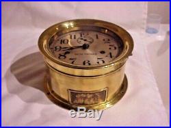 Antique Seth Thomas Ships Bell Clock 1907