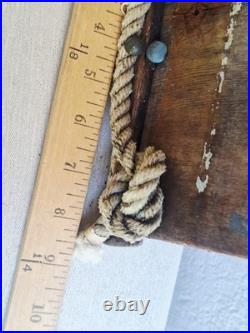 Antique Ship Bell Mounted on Wood from a Vintage Cape Cod Cottage 23