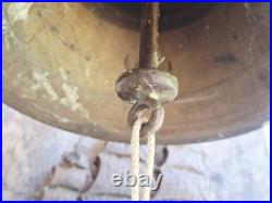 Antique Ship Bell Mounted on Wood from a Vintage Cape Cod Cottage 23