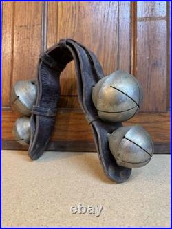 Antique Sleigh Bells Vintage Crotal 6 Petal Bells Jingle Bells