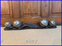 Antique Sleigh Bells Vintage Crotal 6 Petal Bells Jingle Bells